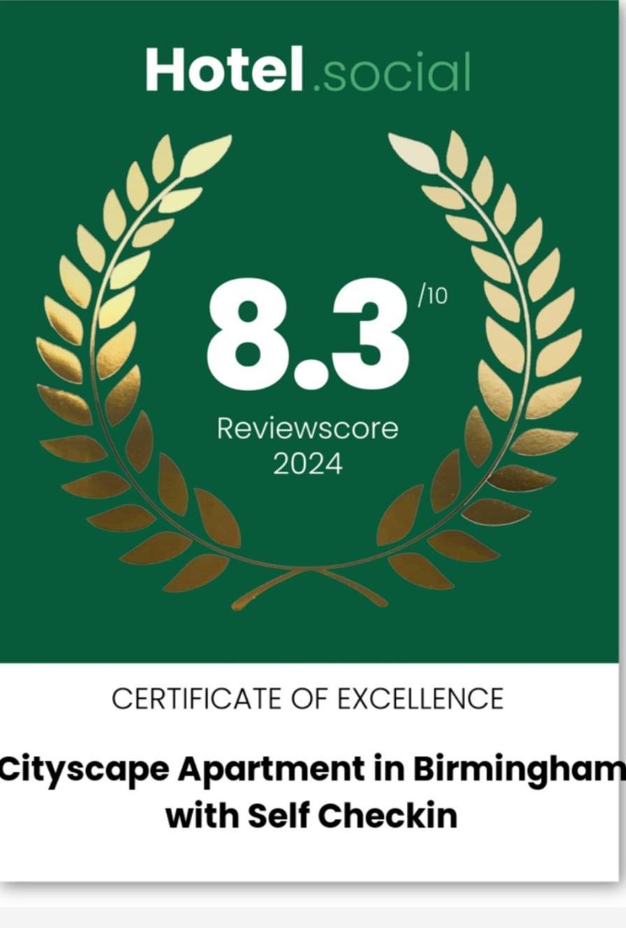Cityscape Apartment In Birmingham With Self Checkin Extérieur photo